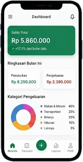 MoneyTracker Dashboard Preview